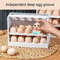 Egg Rack for Kitchen Counter, Refrigerator Storage Rack, Durable Design for Easy Organization