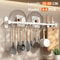 Wall Mounted Kitchen Hook Rack NoPunching Wall Hangers Rail Kitchen Utensils Rack Spoon Shovel Chop 1