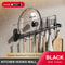 Wall Mounted Kitchen Hook Rack NoPunching Wall Hangers Rail Kitchen Utensils Rack Spoon Shovel Chop 10