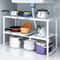 Cabinet Organizer Shelves Stack Able Kitchen Counter Shelves Pantry Organizer And Storage For Home 0