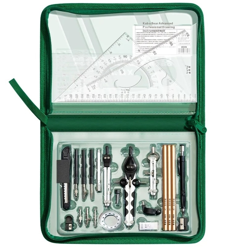 College Student Drawing Tool Set, Professional Construction Engineering Kit, Geometry Drawing Tools for School Projects