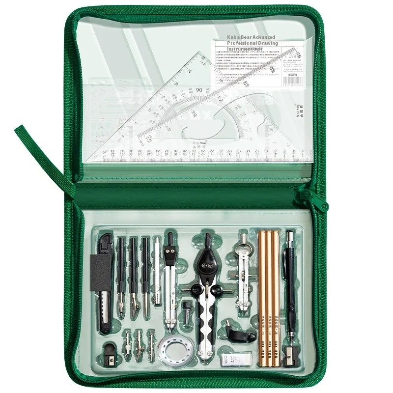 College Student Drawing Tool Set, Professional Construction Engineering Kit, Geometry Drawing Tools for School Projects