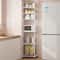 MultiLayer Kitchen Rack Floor To Floor Storage Rack Household Microwave Stove Shelves Multi Scene T 1