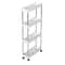 MultiLayer Kitchen Rack Floor To Floor Storage Rack Household Microwave Stove Shelves Multi Scene T 7