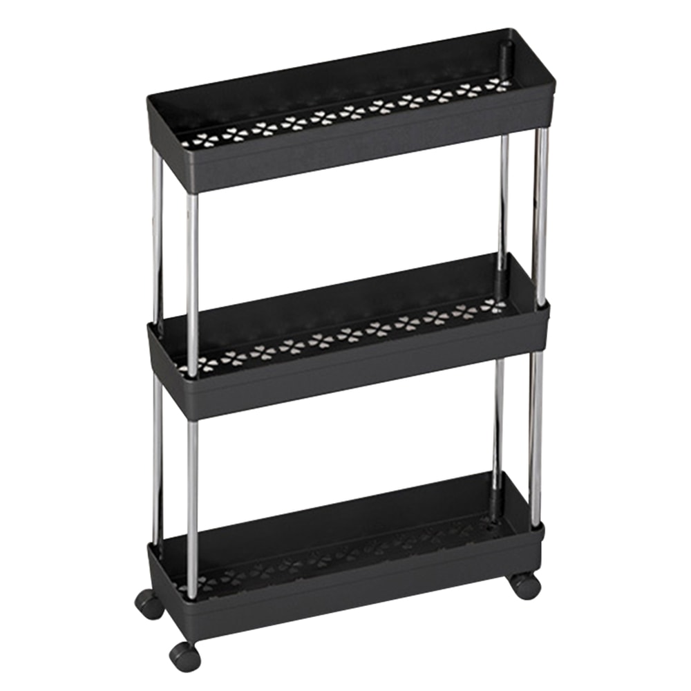 MultiLayer Kitchen Rack Floor To Floor Storage Rack Household Microwave Stove Shelves Multi Scene T 8