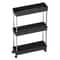 MultiLayer Kitchen Rack Floor To Floor Storage Rack Household Microwave Stove Shelves Multi Scene T 8