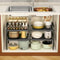 Shelf Under The Sink Flexible Layered Rack Cabinet Organizer Sundries Telescopic Holder Countertop
