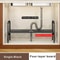 Shelf Under The Sink Flexible Layered Rack Cabinet Organizer Sundries Telescopic Holder Countertop