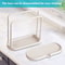 Detachable Kitchen Dishcloth Holder, Sink Sponge Holder, Rag Hanger, Bathroom Scrubber Brush Organizer, Storage Rack