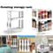 Multilayer Storage Rotating Rack Pullout Rotating Spice Rack Food Storage Rack Cabinet Spice Rack O 1