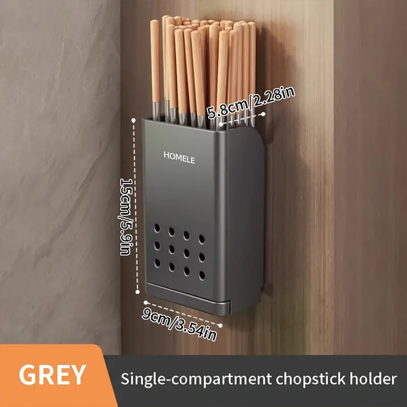 Flat Ware Organizer Multi Functional Cutlery Storage Rack With Detachable Water Drain Base Chopstic 5