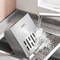 Flat Ware Organizer Multi Functional Cutlery Storage Rack With Detachable Water Drain Base Chopstic 3