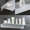 No Drilling Storage Rack Wall Shower Shelf Kitchen White Finish For Modern Bathroom Home SpaceSavin 2