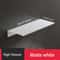 No Drilling Storage Rack Wall Shower Shelf Kitchen White Finish For Modern Bathroom Home SpaceSavin 8