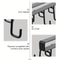 Cabinet Mug Hook Hanging Cup Holder Multi Functional Wardrobe Row Hook Organizer Save Storage Space 4