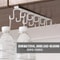 Cabinet Mug Hook Hanging Cup Holder Multi Functional Wardrobe Row Hook Organizer Save Storage Space 5
