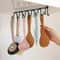 Cabinet Mug Hook Hanging Cup Holder Multi Functional Wardrobe Row Hook Organizer Save Storage Space 0