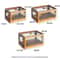 Home Folding Storage Box Student Book Box Organizer Five Door Pet Organizer For Camping Car Backup 4