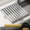 Stainless Steel Kitchen Sink Drain Rack Sink Dish Rack Fold Able Telescopic Drain Basket Organizer 6