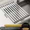 Stainless Steel Kitchen Sink Drain Rack Sink Dish Rack Fold Able Telescopic Drain Basket Organizer 9