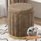 Makeup Stool Bedroom Multi Functional Storage Vanity Stool Cream Style Nail Circular Low Stool With 5
