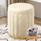 Makeup Stool Bedroom Multi Functional Storage Vanity Stool Cream Style Nail Circular Low Stool With 3
