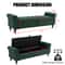 Storage Ottoman With Upholstered Tufted Design End Of Bed Storage Bench For Living Room And Bedroom 2