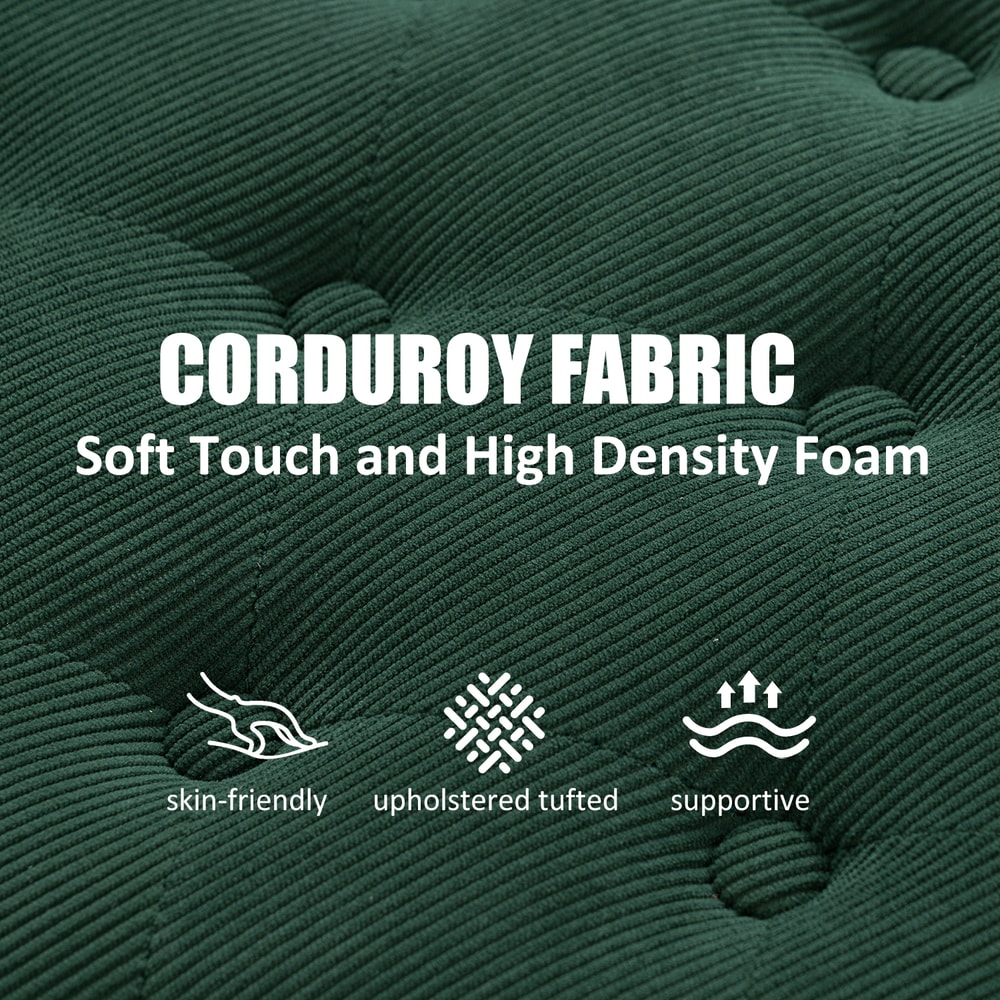 Storage Ottoman With Upholstered Tufted Design End Of Bed Storage Bench For Living Room And Bedroom 4