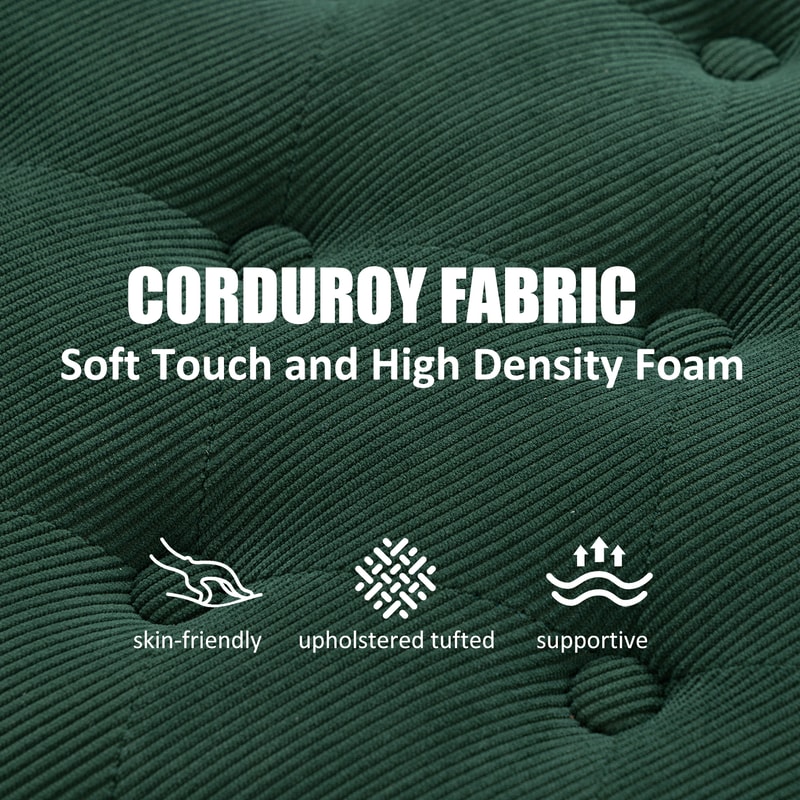 Storage Ottoman With Upholstered Tufted Design End Of Bed Storage Bench For Living Room And Bedroom 4