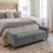 Storage Ottoman With Upholstered Tufted Design End Of Bed Storage Bench For Living Room And Bedroom 6