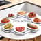 Dining Table Rotating Food Tray Foldable Space Saving Dish For Outdoor Family Picnic Easy Assemble 1