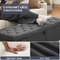 Large Upholstered Storage Ottoman Bench With Safety Hinges Spacious Capacity For Living Room Bedroo 4