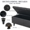 Large Upholstered Storage Ottoman Bench With Safety Hinges Spacious Capacity For Living Room Bedroo 5