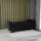 Velvet Upholstered Storage Ottoman With Arms For Bedroom Black ButtonTufted Bench For Hallway Foot 6