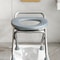 Stainless Steel Toilet Chair Folding Mobile Toilet For Elderly Pregnant Women Squat Stool With Stor 1