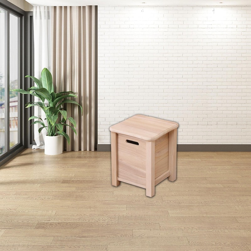 Solid Wooden Nordic Storage Stool With Drawer Bedside Bench For Apartment Entrance Hallway Change S 11