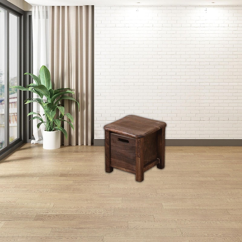 Solid Wooden Nordic Storage Stool With Drawer Bedside Bench For Apartment Entrance Hallway Change S 8