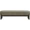 Minimalist Dark Green Ottoman Bench Wooden Sofa Footrest For Living Room Bedroom End Of Bed Storage 4