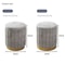 Light Luxury Makeup Stools Round Vanity Chairs Sofas Bedroom Side Storage Bench 5