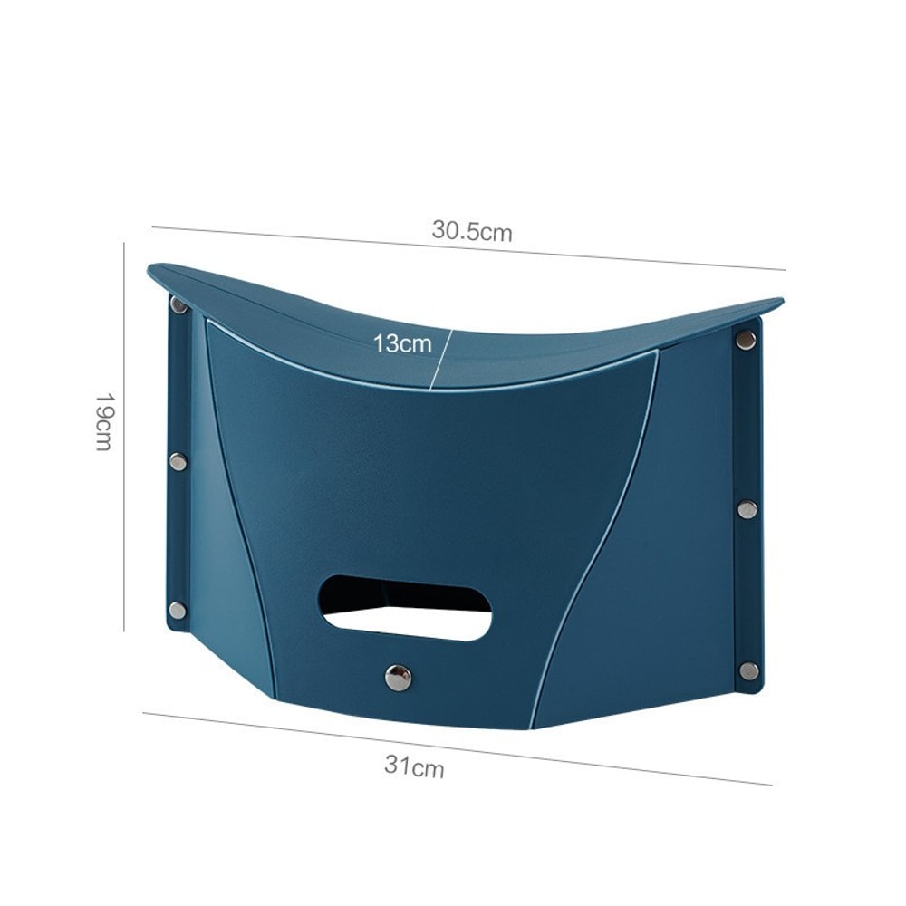 Portable Folding Stool For Outdoor Camping Fishing MultiFunctional Chair With Handheld Basket Stora 5