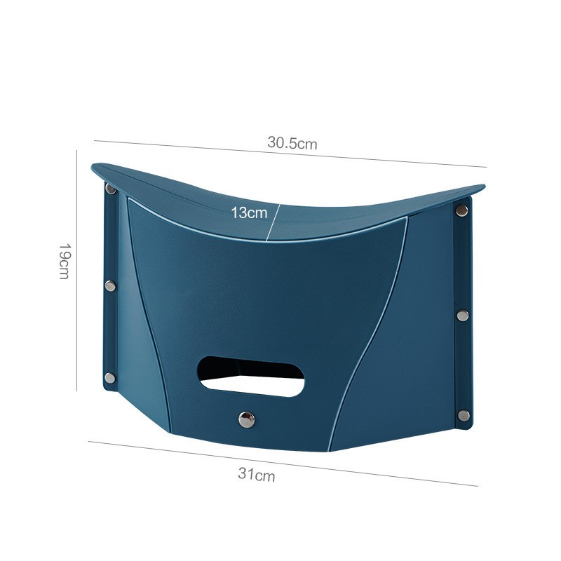 Portable Folding Stool For Outdoor Camping Fishing MultiFunctional Chair With Handheld Basket Stora 5