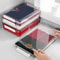 Acrylic Transparent Desktop Paper Storage Box Document Organizer Dust Proof Card Holder Case For Ho 0