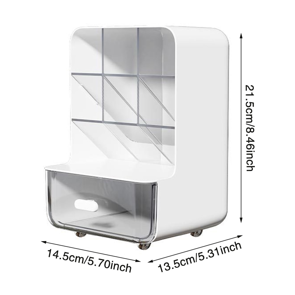 Large capacity Students Oblique Pen Holder, Desk Stationery Storage Box, Office Sundry Rack, Desk Storage Box for School