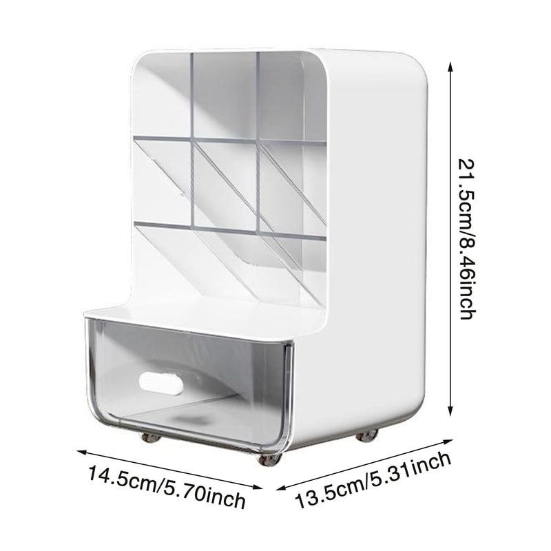 Large capacity Students Oblique Pen Holder, Desk Stationery Storage Box, Office Sundry Rack, Desk Storage Box for School