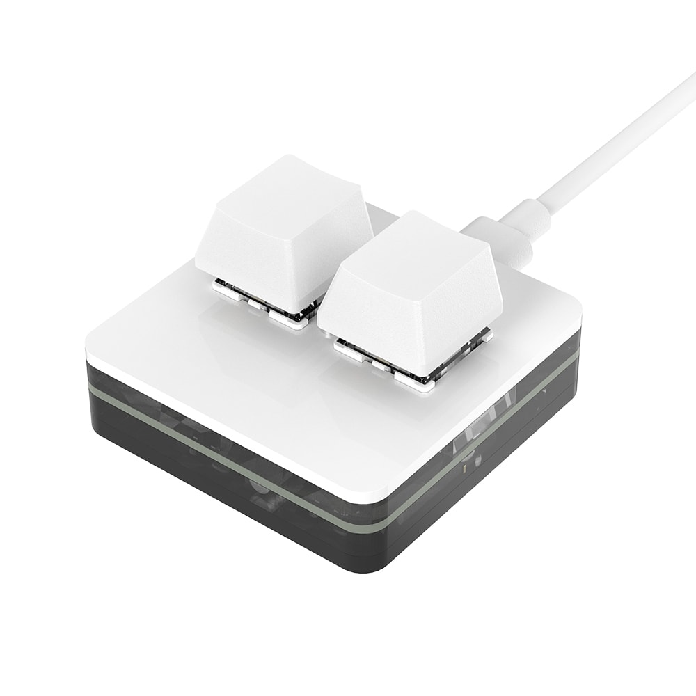 Macro Pad RGB Mini Hot Swap Macro Programming Keyboard Custom Knob Keypads With Red Switches Keys F 5