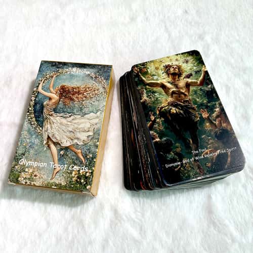 Tarot Greek Mythology Divination Rune Board Game, Classic Theme, Innovative Illustration Keywords