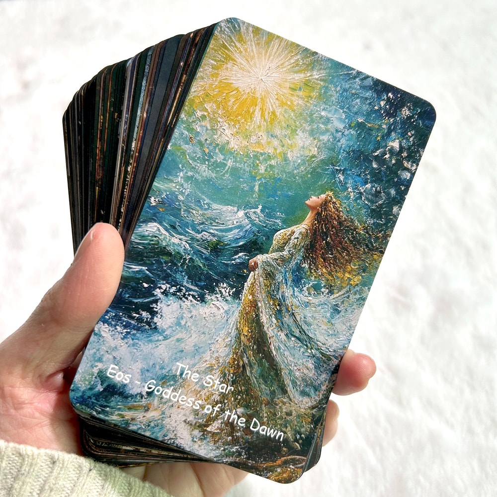 Tarot Greek Mythology Divination Rune Board Game, Classic Theme, Innovative Illustration Keywords