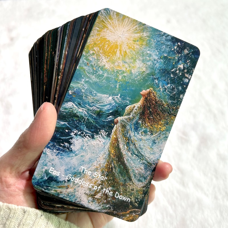 Tarot Greek Mythology Divination Rune Board Game, Classic Theme, Innovative Illustration Keywords