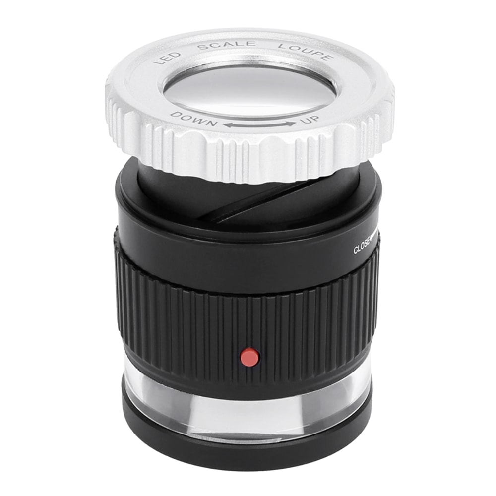 Adjustable Focal Length Magnifier, Fold able Jewellery Magnifier Glass for Circuit Boards and Coins