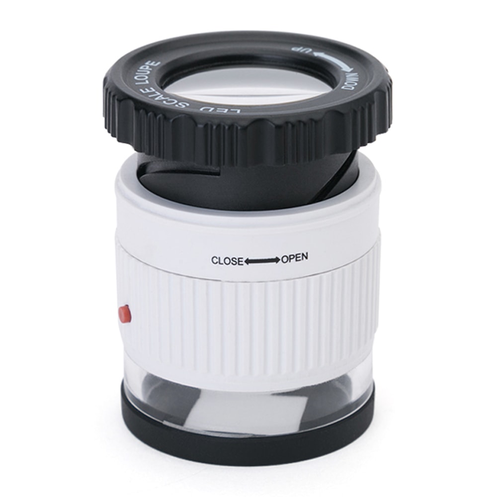 Adjustable Focal Length Magnifier, Fold able Jewellery Magnifier Glass for Circuit Boards and Coins